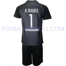 Barn Fotballdrakter Keeper Paris Saint-Germain Keylor Navas 1 Borte 2020-21 Kortermet